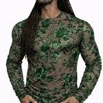 SaeRoz 40 - Velvet Long Sleeves Shirt for Men - Sarman Fashion - Wholesale Clothing Fashion Brand for Men from Canada