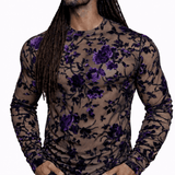 SaeRoz 41 - Velvet Long Sleeves Shirt for Men - Sarman Fashion - Wholesale Clothing Fashion Brand for Men from Canada