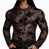 SaeRoz 44 - Velvet Long Sleeves Shirt for Men - Sarman Fashion - Wholesale Clothing Fashion Brand for Men from Canada
