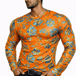 SaeRoz 47 - Velvet Long Sleeves Shirt for Men - Sarman Fashion - Wholesale Clothing Fashion Brand for Men from Canada