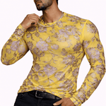 SaeRoz 49 - Velvet Long Sleeves Shirt for Men - Sarman Fashion - Wholesale Clothing Fashion Brand for Men from Canada