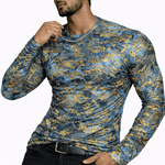 SaeRoz 50 - Velvet Long Sleeves Shirt for Men - Sarman Fashion - Wholesale Clothing Fashion Brand for Men from Canada