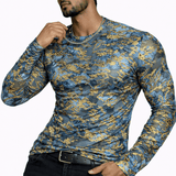 SaeRoz 50 - Velvet Long Sleeves Shirt for Men - Sarman Fashion - Wholesale Clothing Fashion Brand for Men from Canada