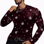 SaeRoz 51 - Velvet Long Sleeves Shirt for Men - Sarman Fashion - Wholesale Clothing Fashion Brand for Men from Canada