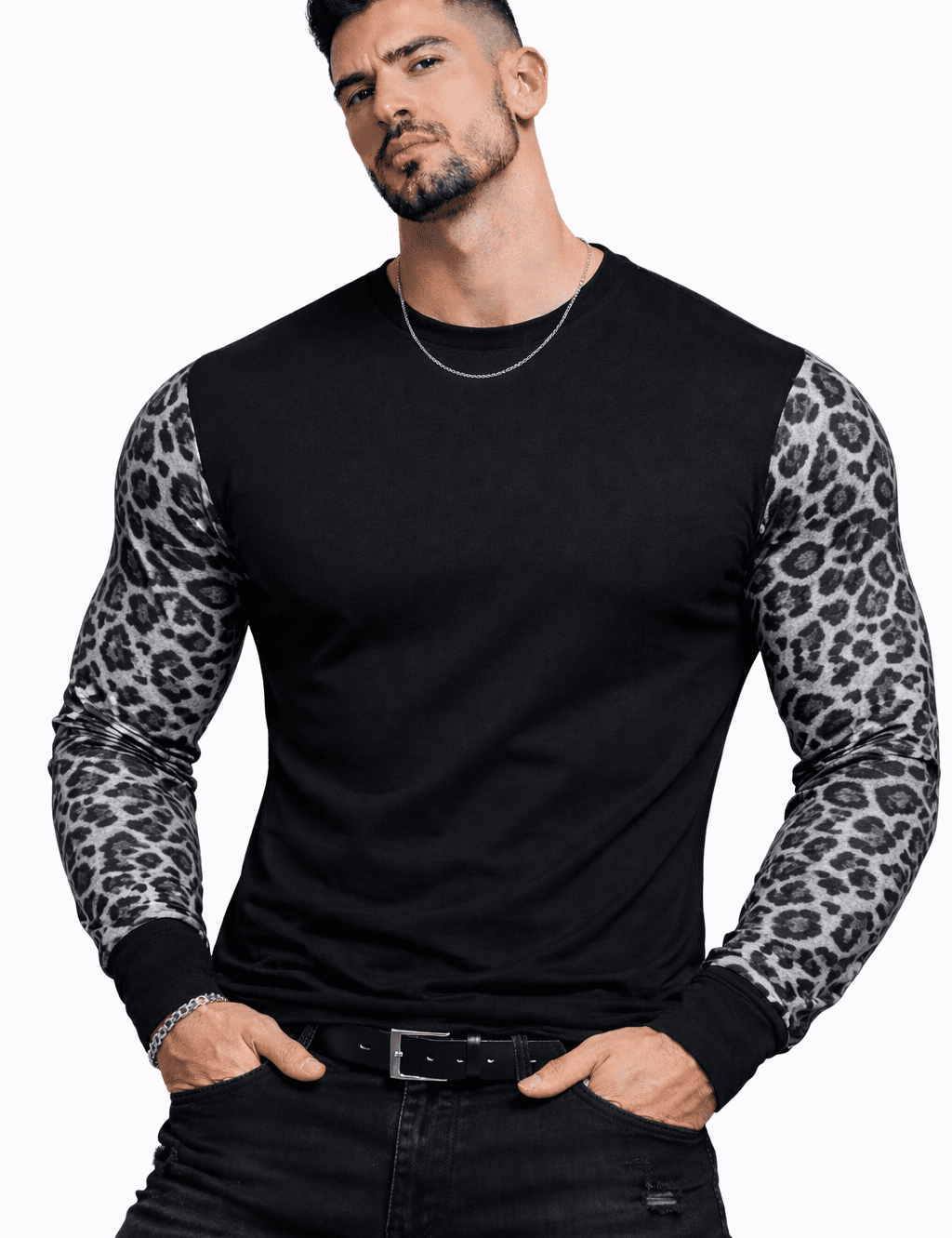SaeRoz 56 - Velvet Long Sleeves Shirt for Men - Sarman Fashion - Wholesale Clothing Fashion Brand for Men from Canada