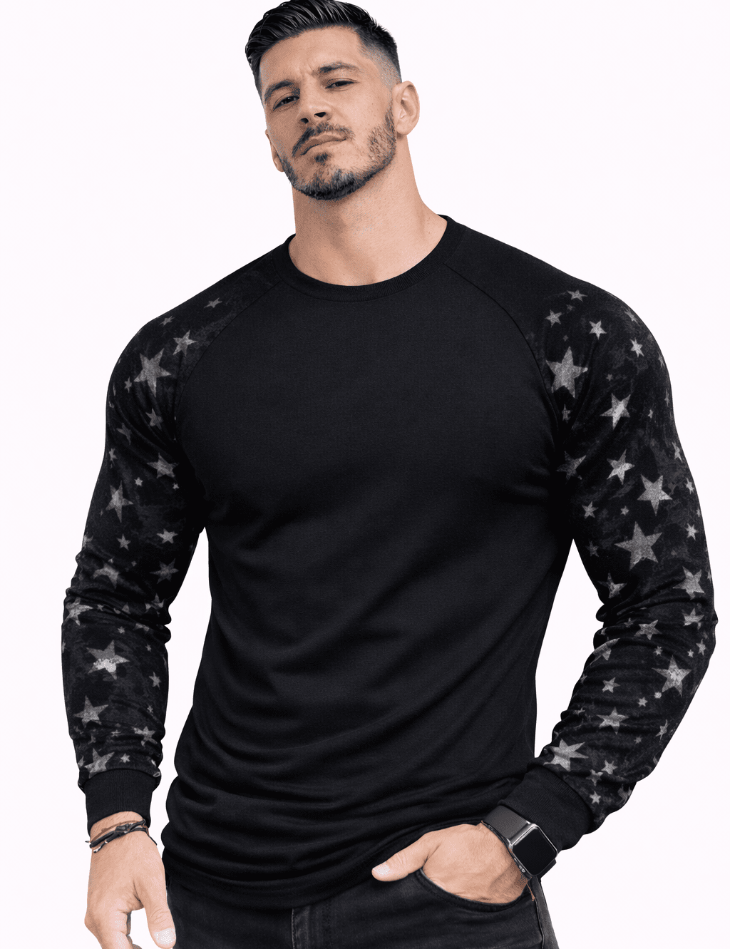 SaeRoz 63 - Velvet Long Sleeves Shirt for Men - Sarman Fashion - Wholesale Clothing Fashion Brand for Men from Canada