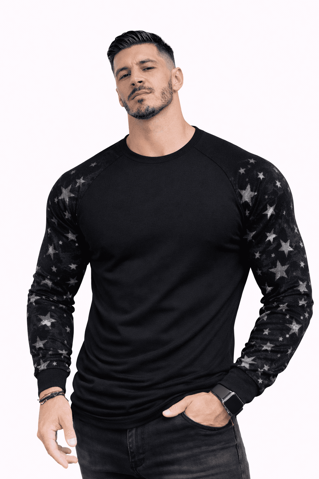 SaeRoz 63 - Velvet Long Sleeves Shirt for Men - Sarman Fashion - Wholesale Clothing Fashion Brand for Men from Canada