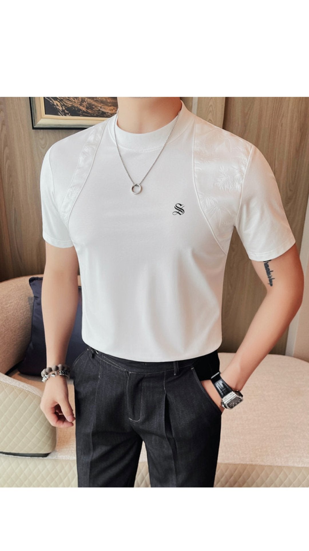 Safe 2 - Men’s t-shirt - Sarman Fashion - Wholesale Clothing Fashion Brand for Men from Canada
