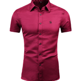 Sana - Short Sleeves Shirt for Men - Sarman Fashion - Wholesale Clothing Fashion Brand for Men from Canada