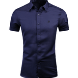 Sana - Short Sleeves Shirt for Men - Sarman Fashion - Wholesale Clothing Fashion Brand for Men from Canada