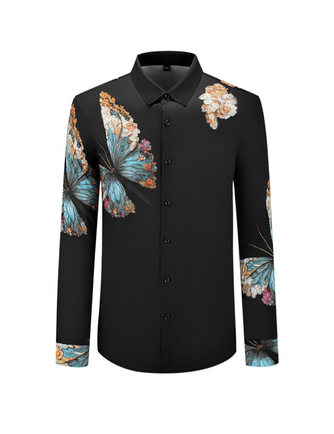 Sarmoza 2 - Black Shirt for Men - Sarman Fashion - Wholesale Clothing Fashion Brand for Men from Canada