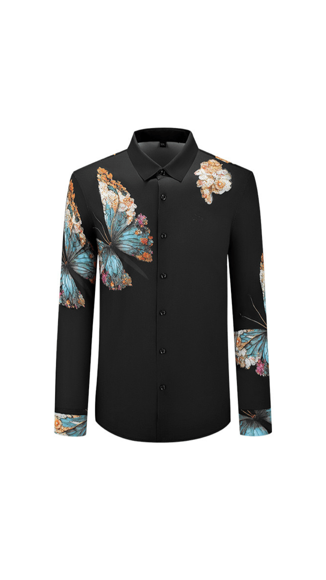 Sarmoza 2 - Black Shirt for Men - Sarman Fashion - Wholesale Clothing Fashion Brand for Men from Canada