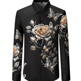 Sarmoza 3 - Black Shirt for Men - Sarman Fashion - Wholesale Clothing Fashion Brand for Men from Canada