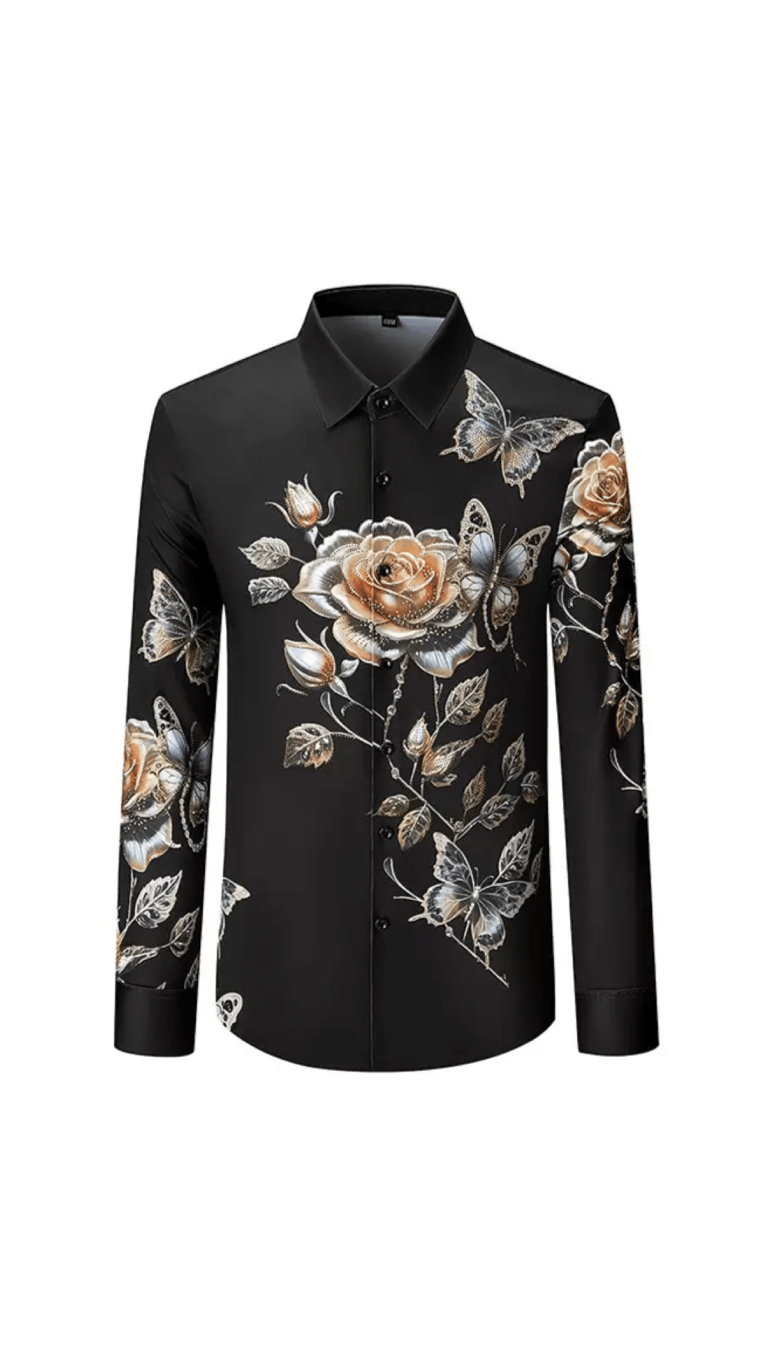 Sarmoza 3 - Black Shirt for Men - Sarman Fashion - Wholesale Clothing Fashion Brand for Men from Canada