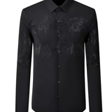 Sarmoza 4 - Black Shirt for Men - Sarman Fashion - Wholesale Clothing Fashion Brand for Men from Canada