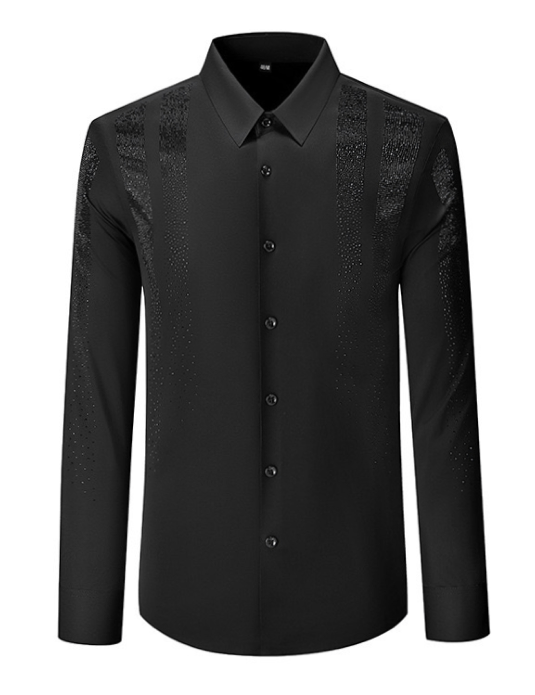 Sarmoza 5 - Black Shirt for Men - Sarman Fashion - Wholesale Clothing Fashion Brand for Men from Canada