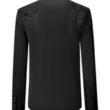 Sarmoza 5 - Black Shirt for Men - Sarman Fashion - Wholesale Clothing Fashion Brand for Men from Canada