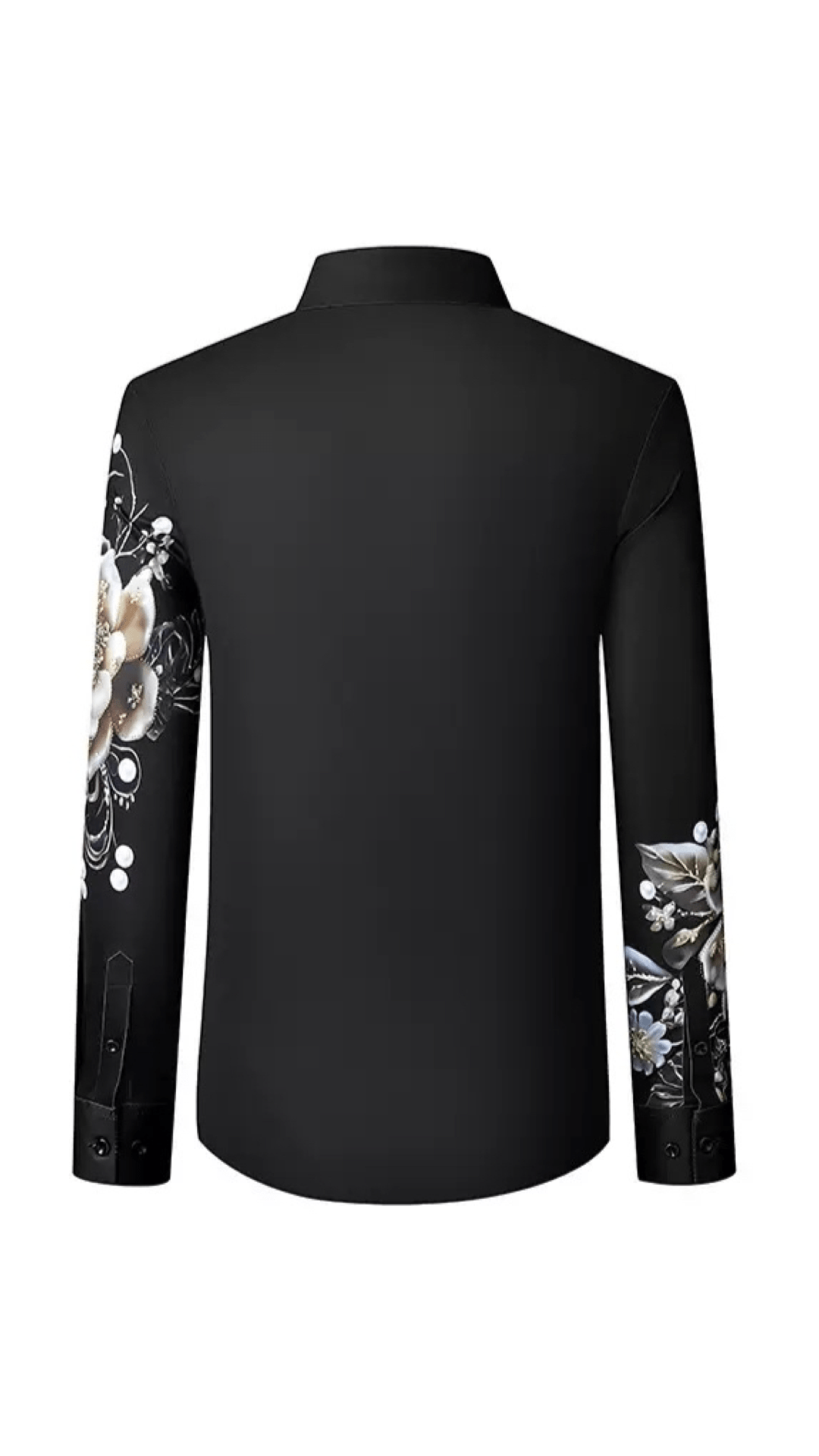 Sarmoza 6 - Black Shirt for Men - Sarman Fashion - Wholesale Clothing Fashion Brand for Men from Canada