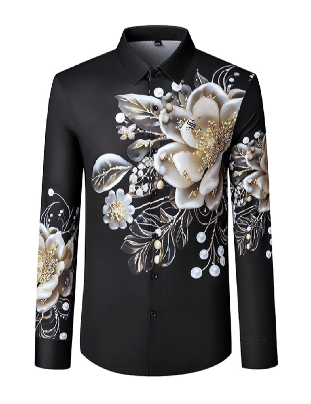 Sarmoza 6 - Black Shirt for Men - Sarman Fashion - Wholesale Clothing Fashion Brand for Men from Canada