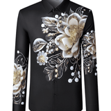 Sarmoza 6 - Black Shirt for Men - Sarman Fashion - Wholesale Clothing Fashion Brand for Men from Canada