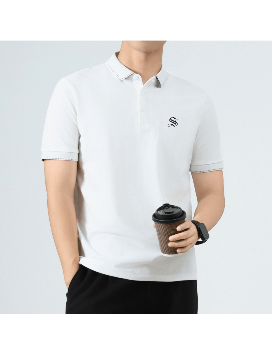 SHA 3 - Polo Shirt for Men - Sarman Fashion - Wholesale Clothing Fashion Brand for Men from Canada