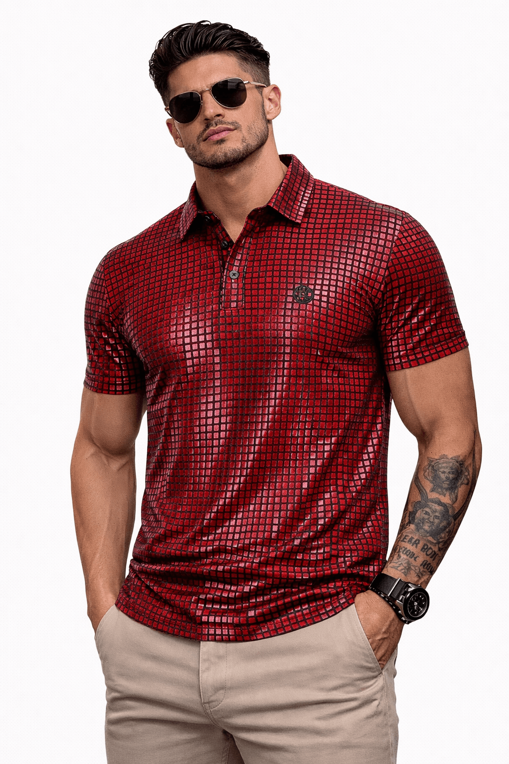 SHA 6 - Polo Shirt for Men - Sarman Fashion - Wholesale Clothing Fashion Brand for Men from Canada