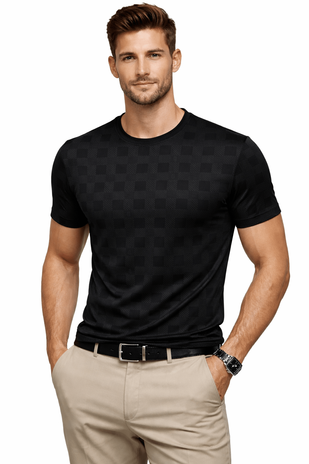 Siao - T-Shirt for Men - Sarman Fashion - Wholesale Clothing Fashion Brand for Men from Canada