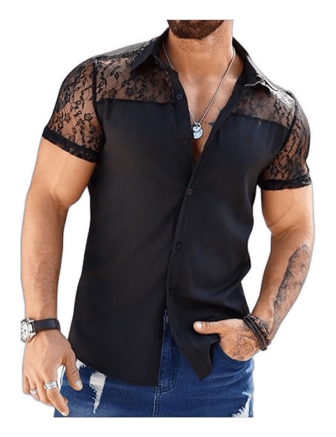 SiMpla - Short Sleeves Shirt for Men - Sarman Fashion - Wholesale Clothing Fashion Brand for Men from Canada
