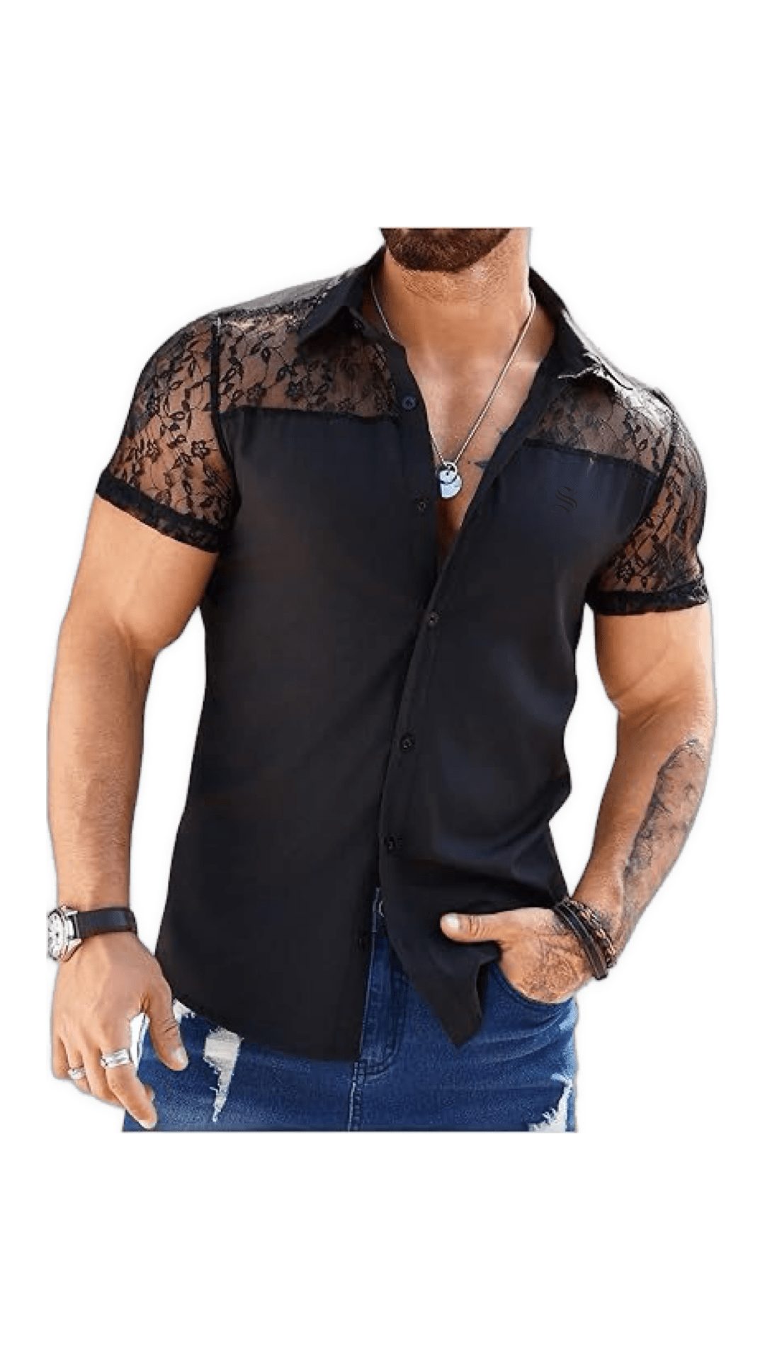 SiMpla - Short Sleeves Shirt for Men - Sarman Fashion - Wholesale Clothing Fashion Brand for Men from Canada