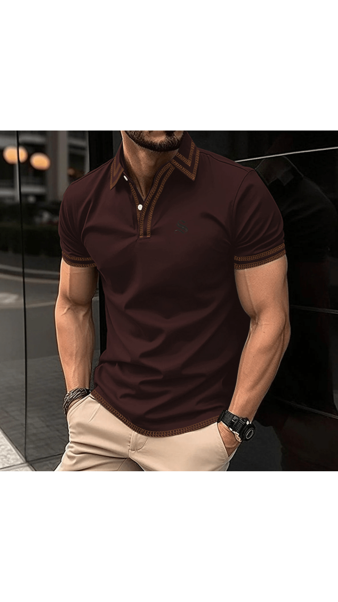 Skak 2 - Polo Shirt for Men - Sarman Fashion - Wholesale Clothing Fashion Brand for Men from Canada