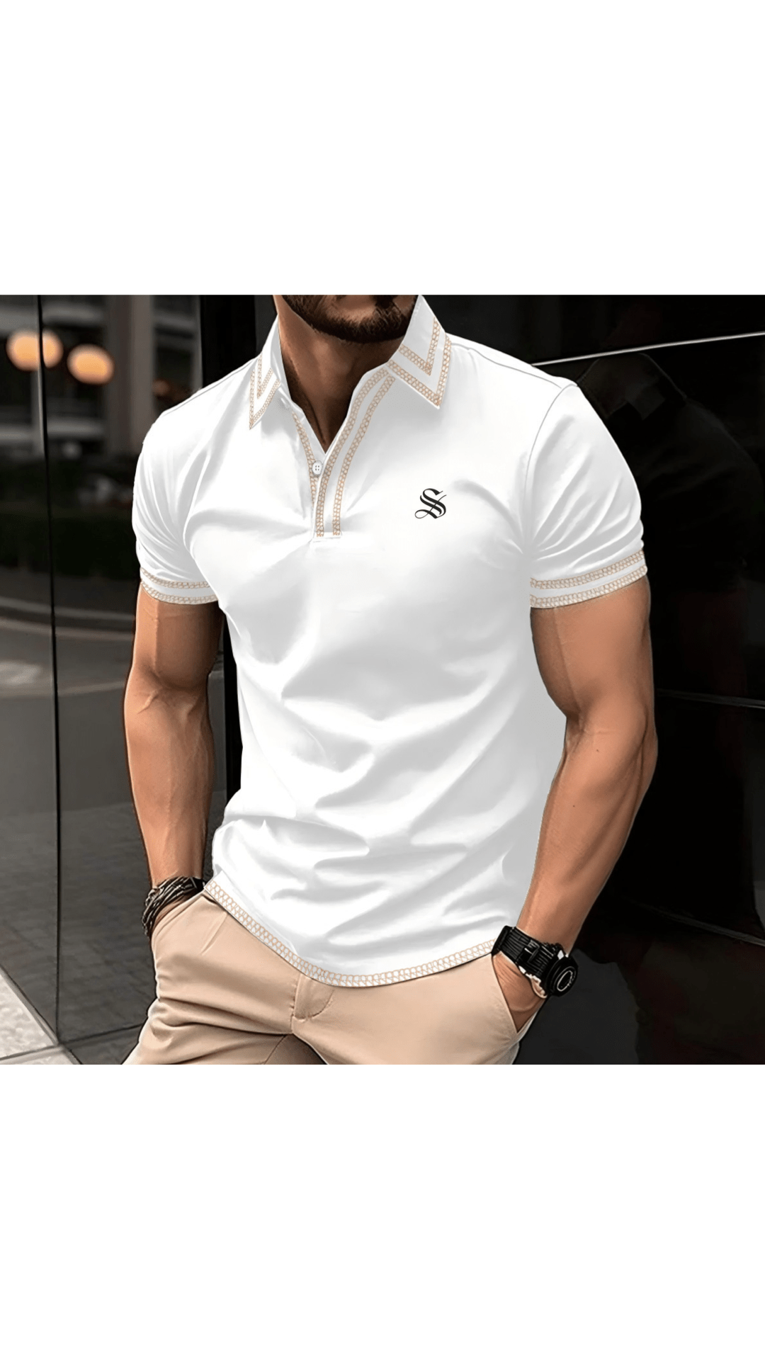 Skak 2 - Polo Shirt for Men - Sarman Fashion - Wholesale Clothing Fashion Brand for Men from Canada
