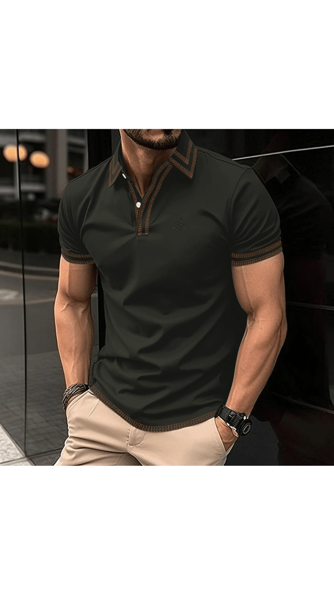 Skak 2 - Polo Shirt for Men - Sarman Fashion - Wholesale Clothing Fashion Brand for Men from Canada
