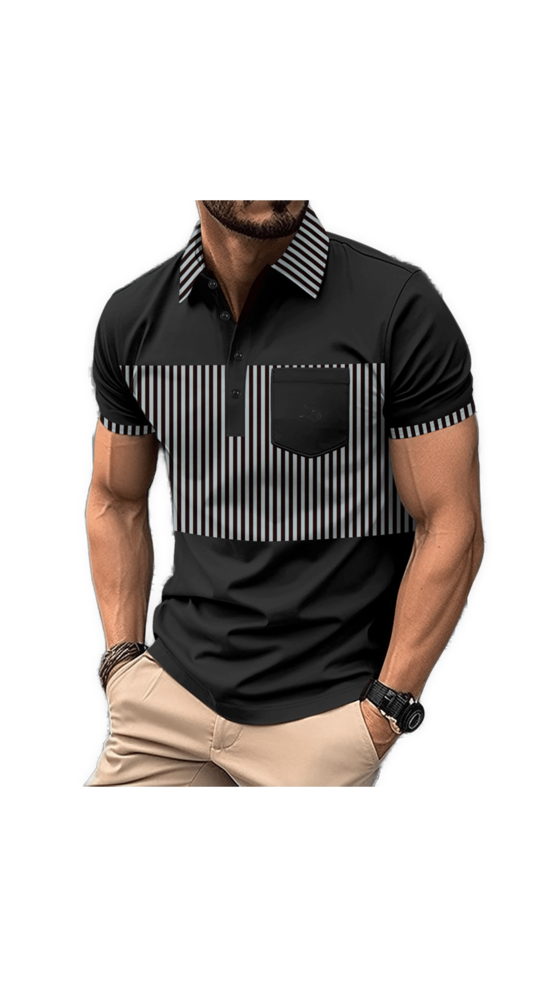 Skak 2 - Polo Shirt for Men - Sarman Fashion - Wholesale Clothing Fashion Brand for Men from Canada