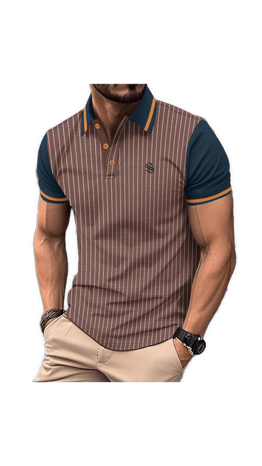 Skak 3 - Polo Shirt for Men - Sarman Fashion - Wholesale Clothing Fashion Brand for Men from Canada