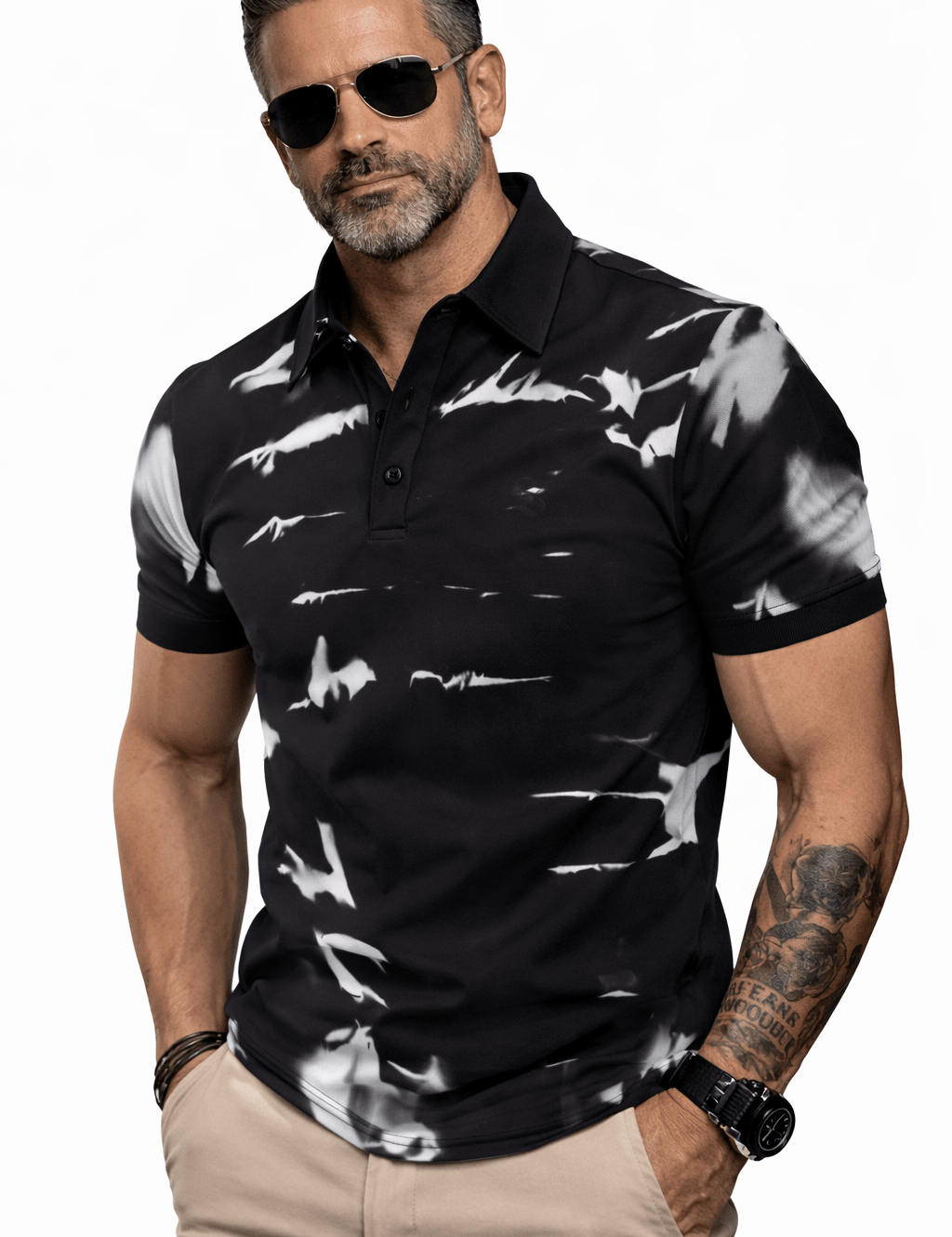 Skak 7 - Polo Shirt for Men - Sarman Fashion - Wholesale Clothing Fashion Brand for Men from Canada