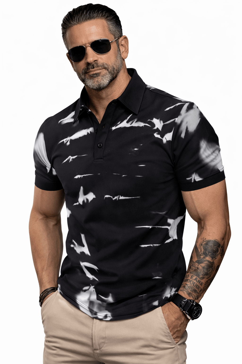 Skak 7 - Polo Shirt for Men - Sarman Fashion - Wholesale Clothing Fashion Brand for Men from Canada
