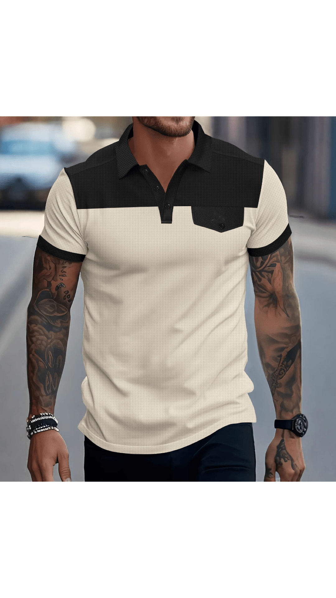 Skak - Polo Shirt for Men - Sarman Fashion - Wholesale Clothing Fashion Brand for Men from Canada