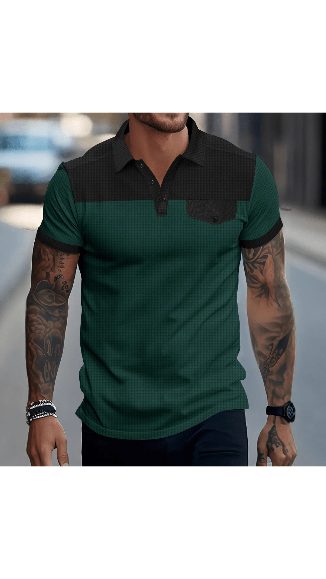 Skak - Polo Shirt for Men - Sarman Fashion - Wholesale Clothing Fashion Brand for Men from Canada