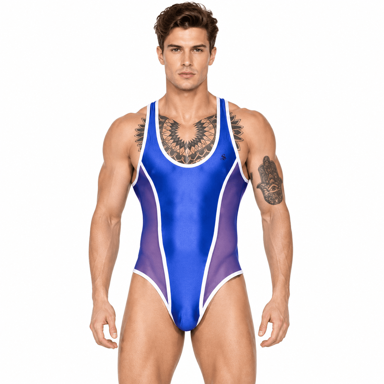 sKiza 1101- Jumpsuit Leggings for Men - Sarman Fashion - Wholesale Clothing Fashion Brand for Men from Canada