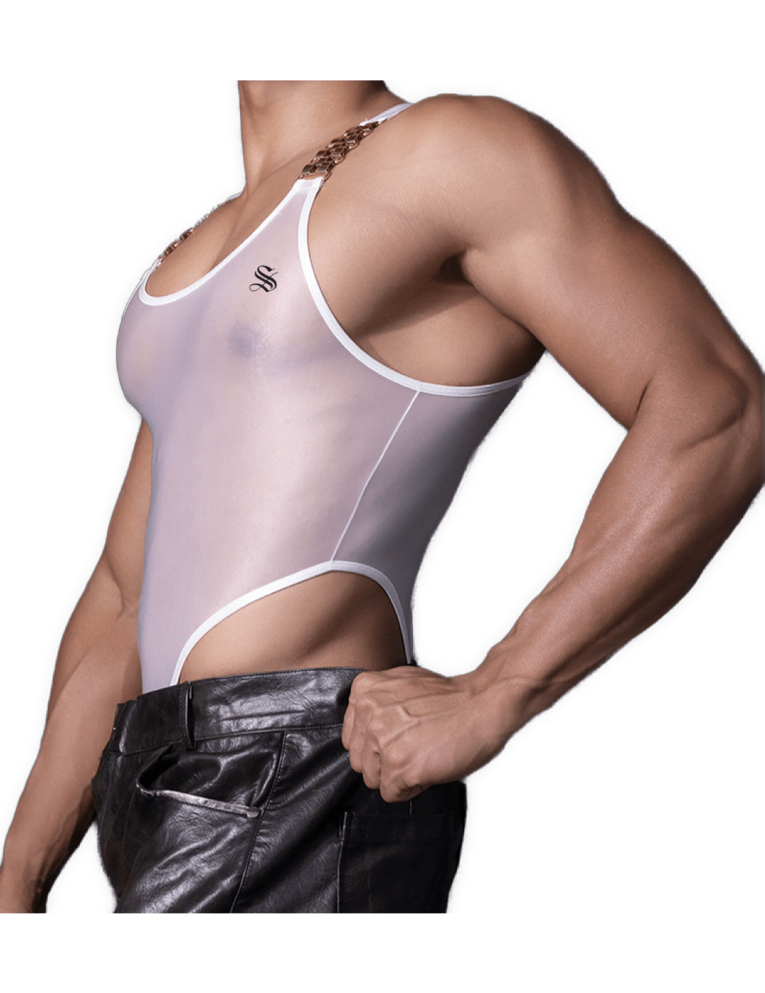 sKiza 88 - Jumpsuit Leggings for Men - Sarman Fashion - Wholesale Clothing Fashion Brand for Men from Canada