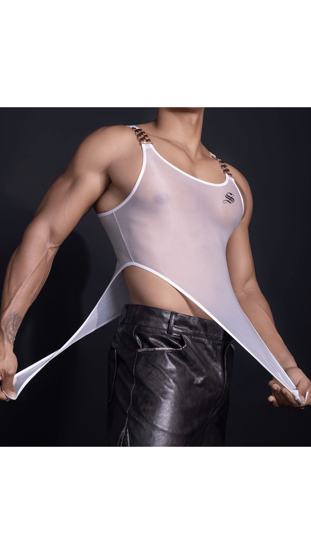 sKiza 88 - Jumpsuit Leggings for Men - Sarman Fashion - Wholesale Clothing Fashion Brand for Men from Canada