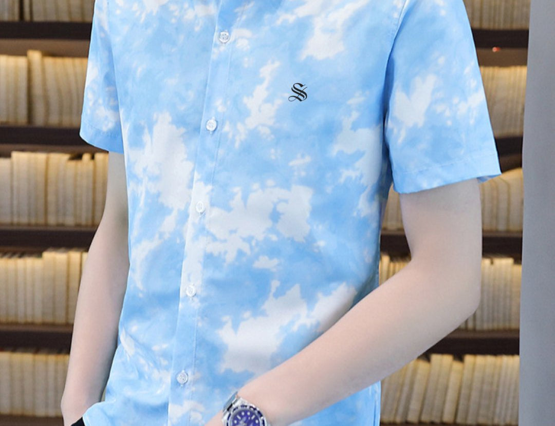 Skyzi - Short Sleeves Shirt for Men - Sarman Fashion - Wholesale Clothing Fashion Brand for Men from Canada