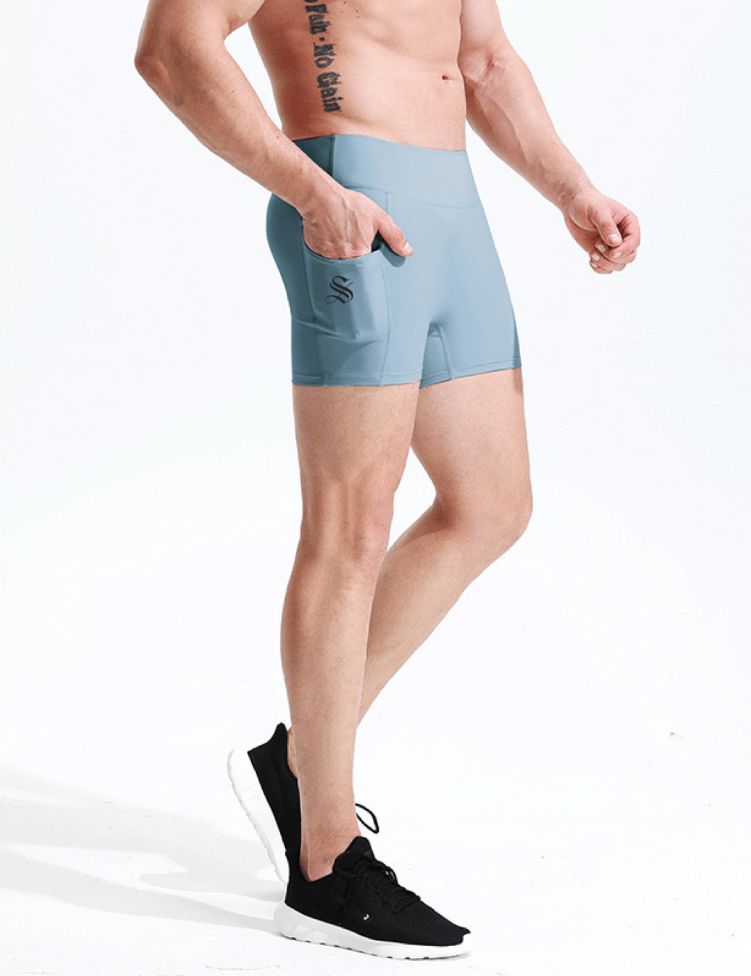 SLA 2 - Leggings Shorts for Men - Sarman Fashion - Wholesale Clothing Fashion Brand for Men from Canada
