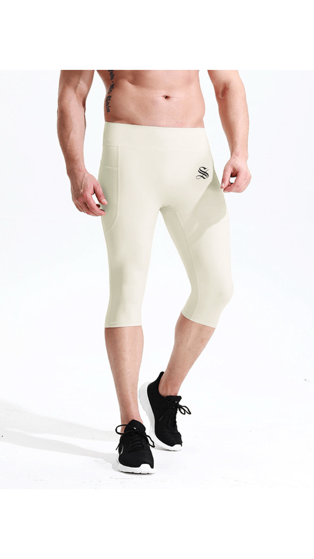 SLA - Leggings Shorts for Men - Sarman Fashion - Wholesale Clothing Fashion Brand for Men from Canada