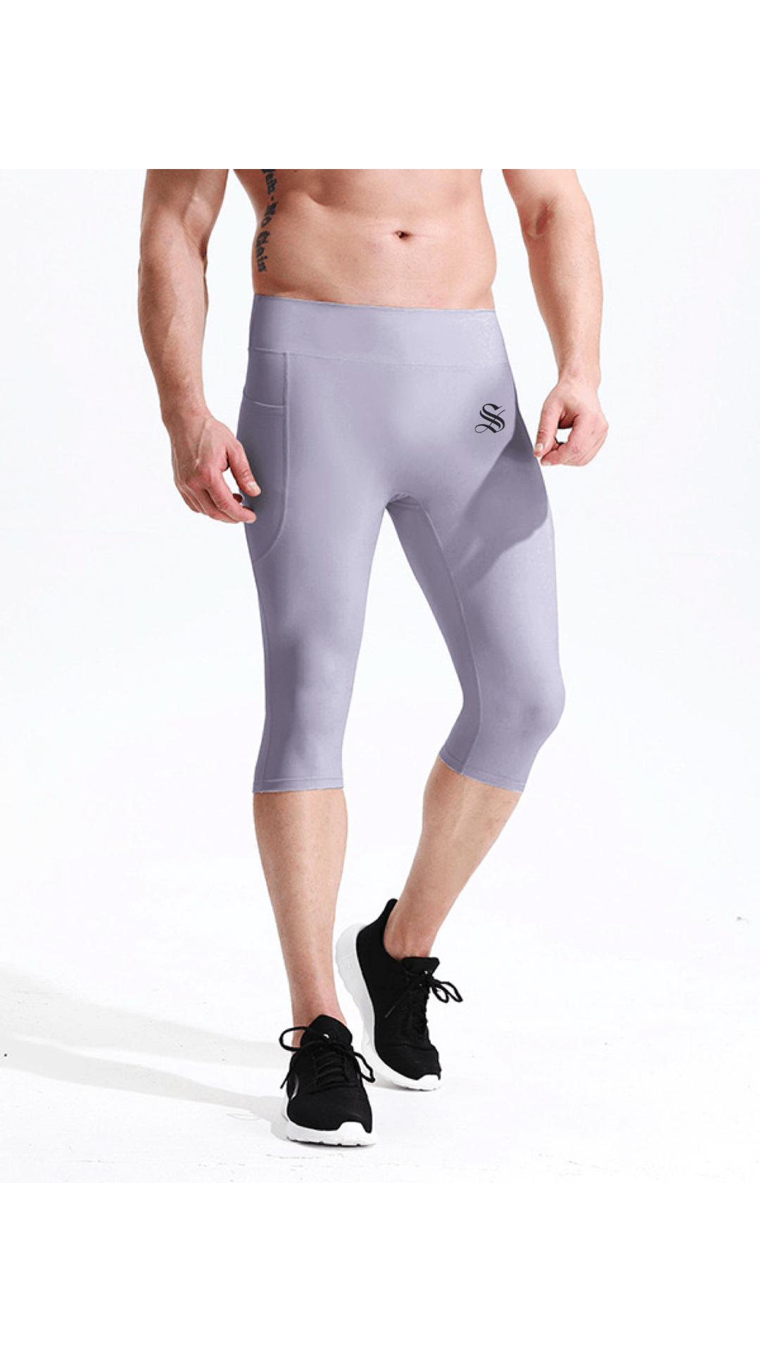 SLA - Leggings Shorts for Men - Sarman Fashion - Wholesale Clothing Fashion Brand for Men from Canada