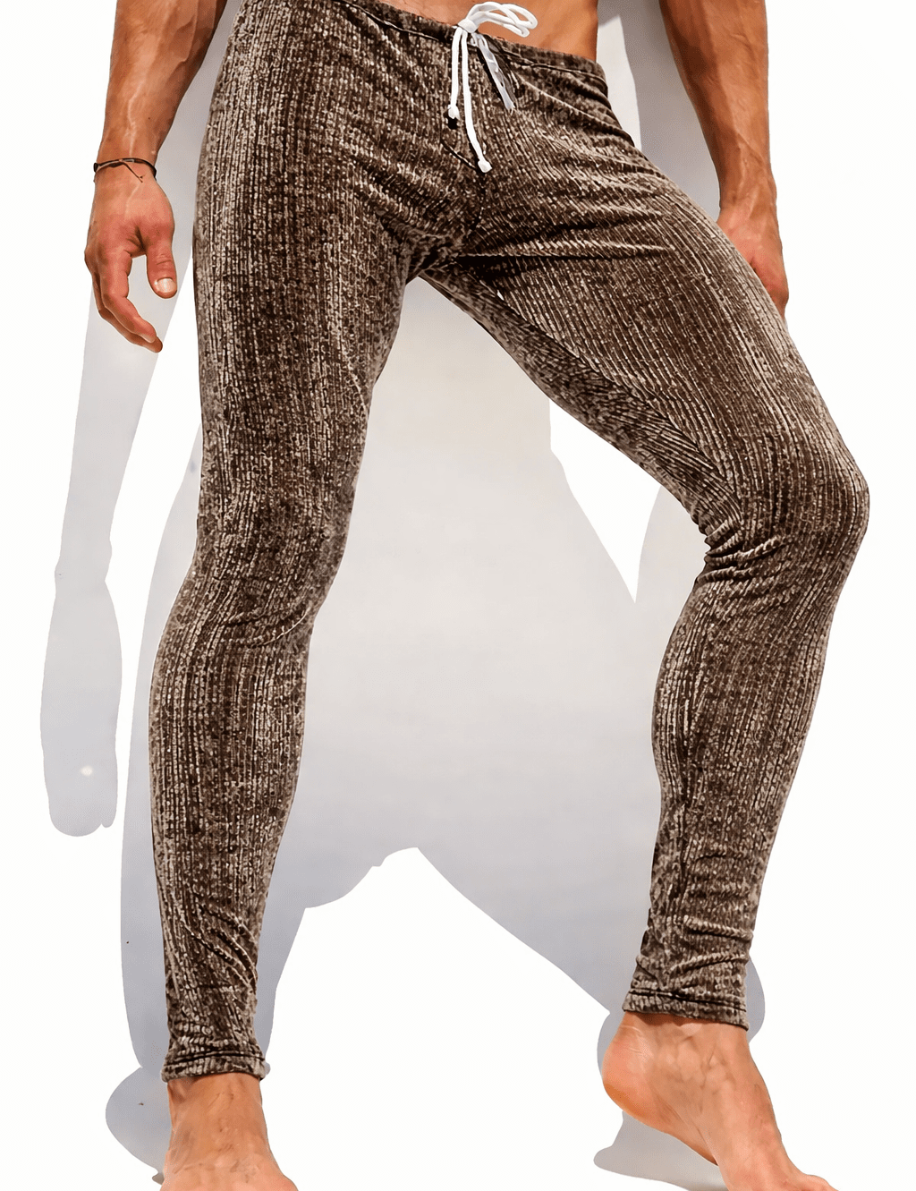 Sleevor 18 - Velvet Leggings for Men - Sarman Fashion - Wholesale Clothing Fashion Brand for Men from Canada