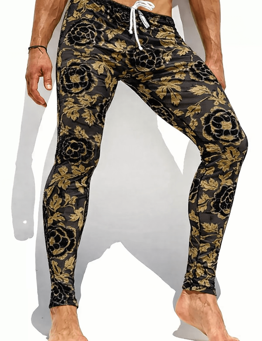 Sleevor 21 - Velvet Leggings for Men - Sarman Fashion - Wholesale Clothing Fashion Brand for Men from Canada