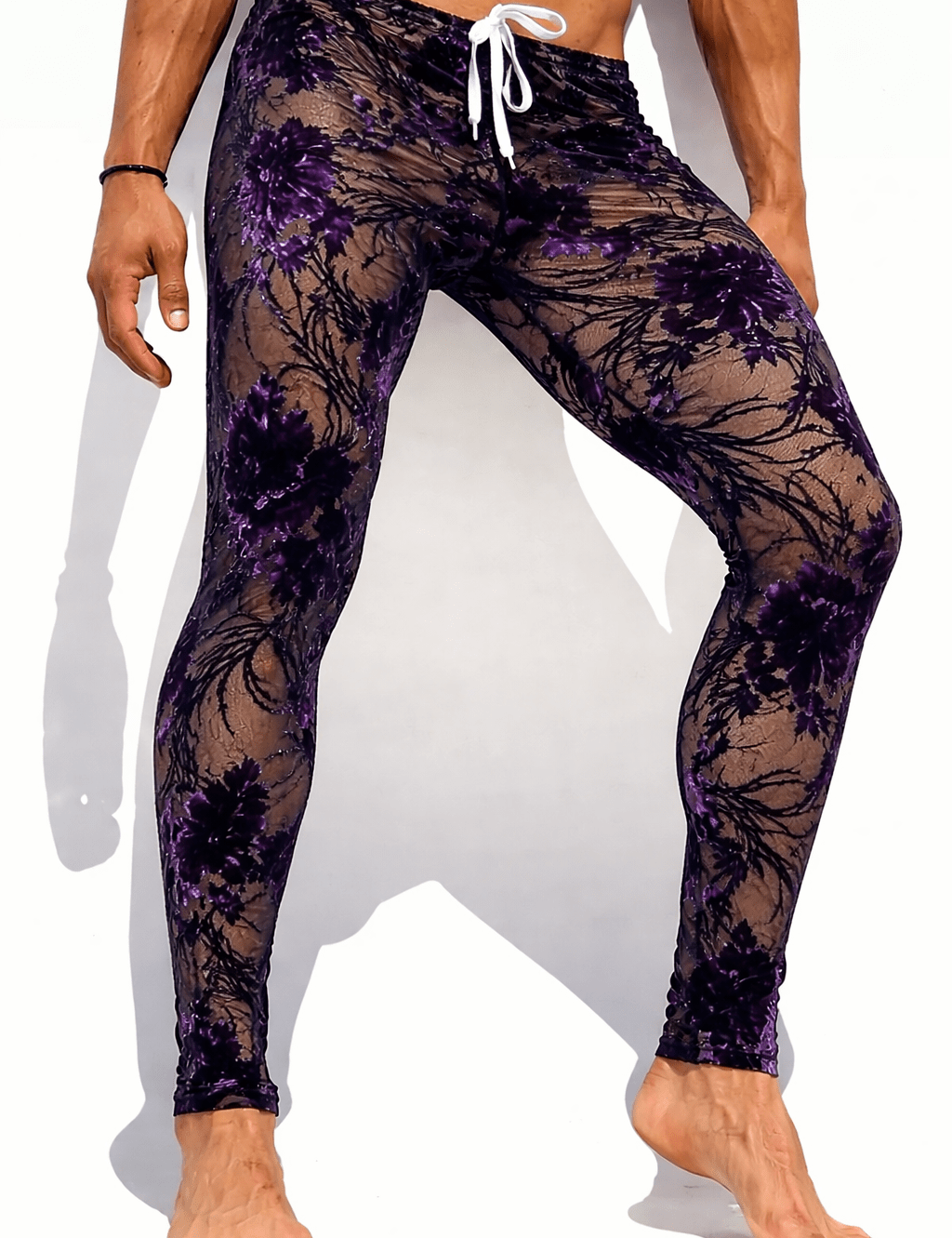 Sleevor 24 - Velvet Leggings for Men - Sarman Fashion - Wholesale Clothing Fashion Brand for Men from Canada