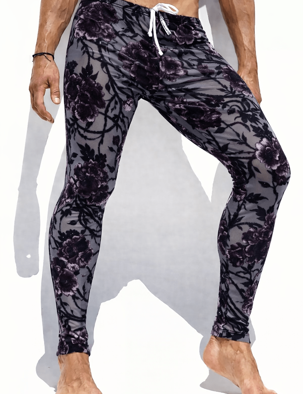 Sleevor 25 - Velvet Leggings for Men - Sarman Fashion - Wholesale Clothing Fashion Brand for Men from Canada