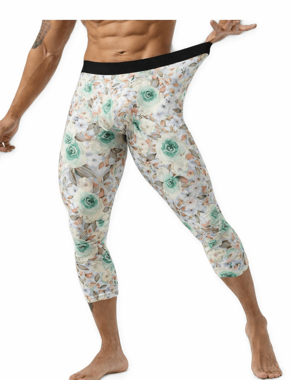 Sleevor 43 - Velvet Leggings for Men - Sarman Fashion - Wholesale Clothing Fashion Brand for Men from Canada